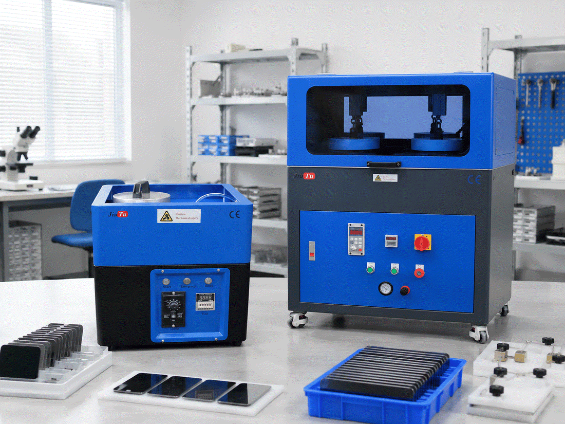 One-slot, 16-slot, and 24-channel phone screen polishing machines comparison for bulk refurbishing planning