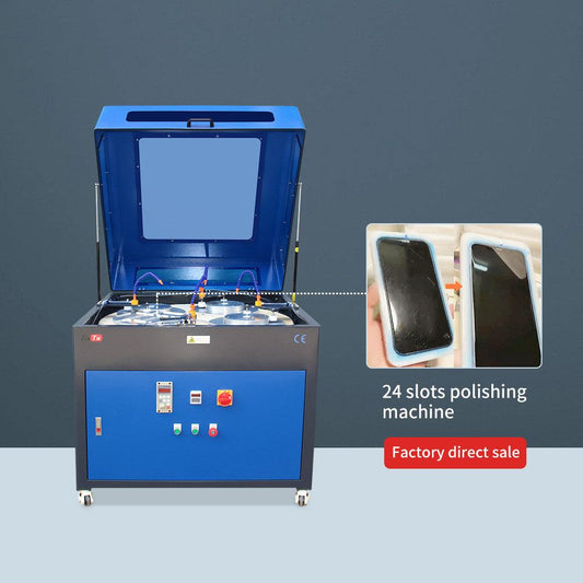Professional phone display polishing machine restoring screen clarity and smoothness
