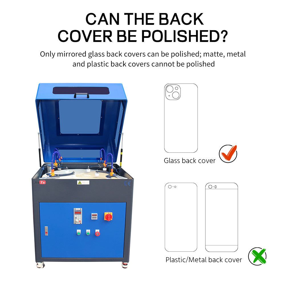 Professional phone polishing machine removing phone screen scratches