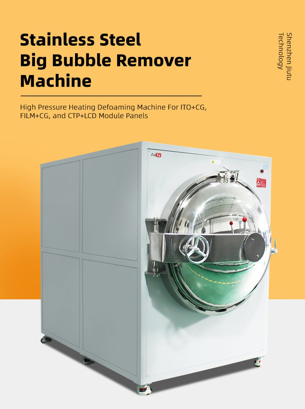 industrial OCA bubble remover machine for LCD and OLED screen lamination