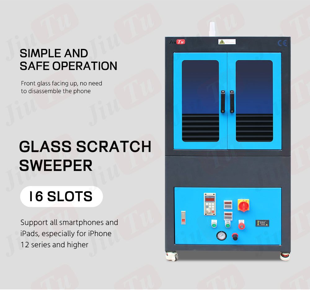 iPhone buffing and polishing machine for repairing scratches on mobile phone and tablet screens