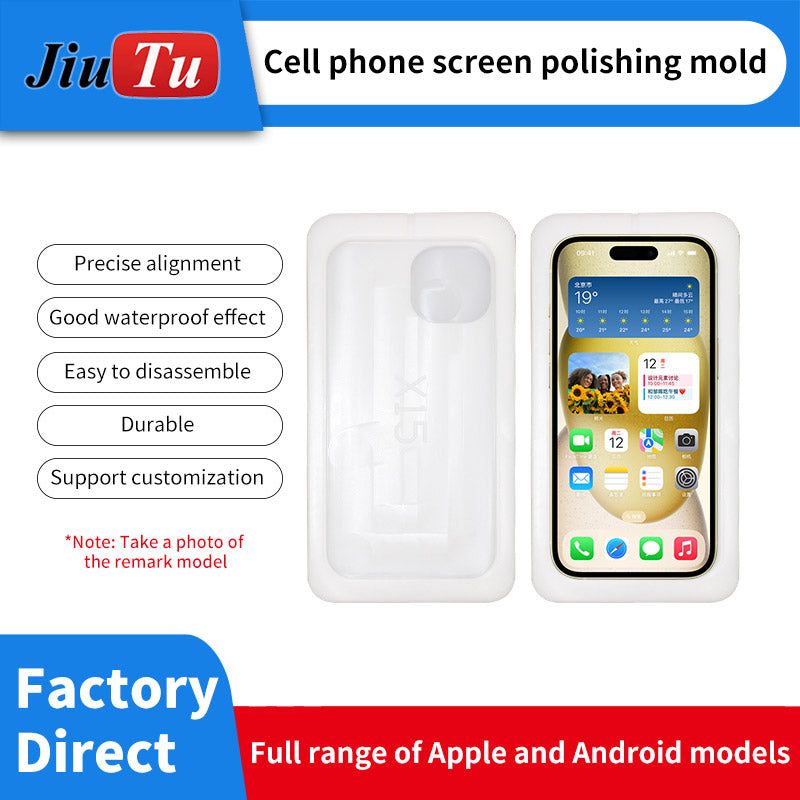 Wholesale phone polishing mold for iPhone 13 series LCD grinding and refurbishment machine