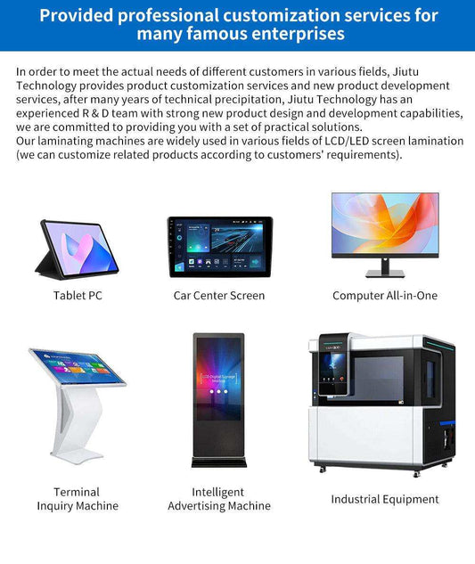 OCA laminating machine used for bonding optical clear adhesive in electronic displays