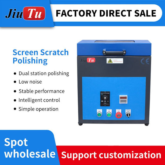 Mini 2 slot polishing machine for mobile phone screens and glass repair