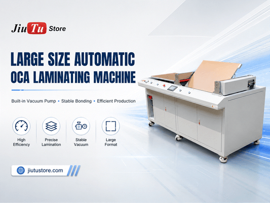 Large format bonding machine for oversized LCD panel lamination and support