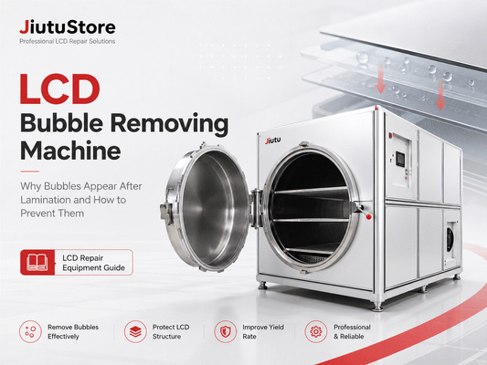 JiutuStore LCD bubble removing machine for OCA lamination defect removal on screens