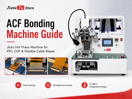 Jiutu ACF pulse hot press bonding machine for FPC, COF, and flexible cable repair