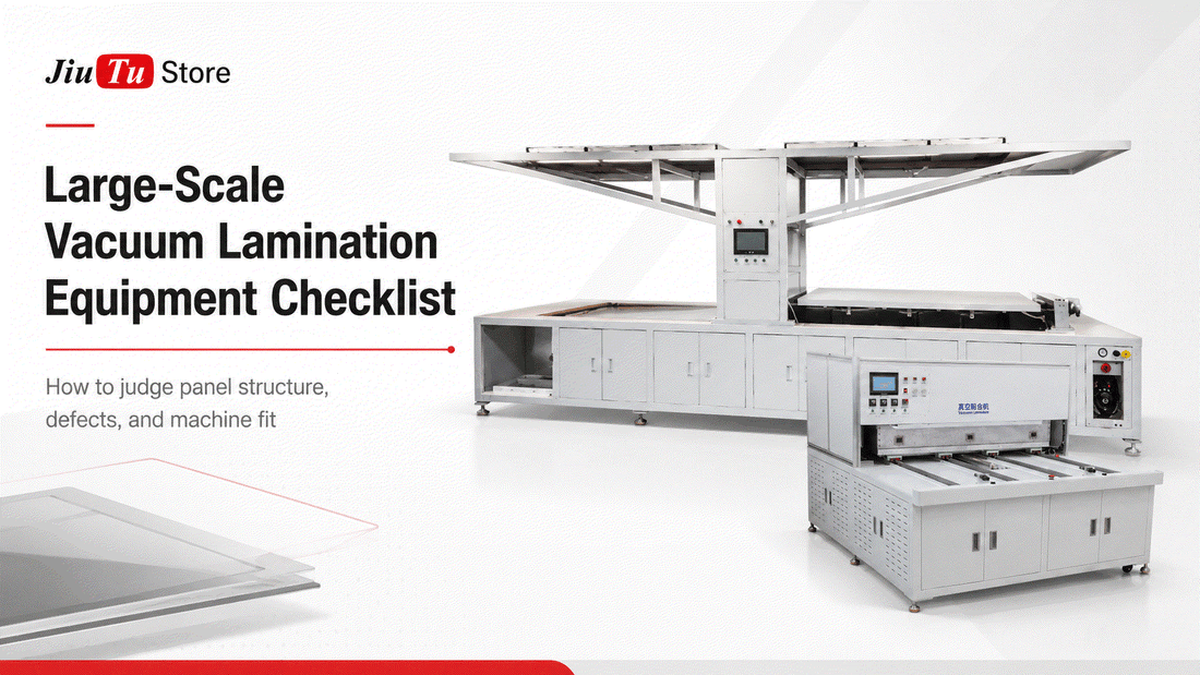 Large-scale vacuum lamination equipment for display panel bonding and optical lamination checklist