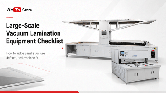 Large-scale vacuum lamination equipment for large display panel bonding and bubble removal process