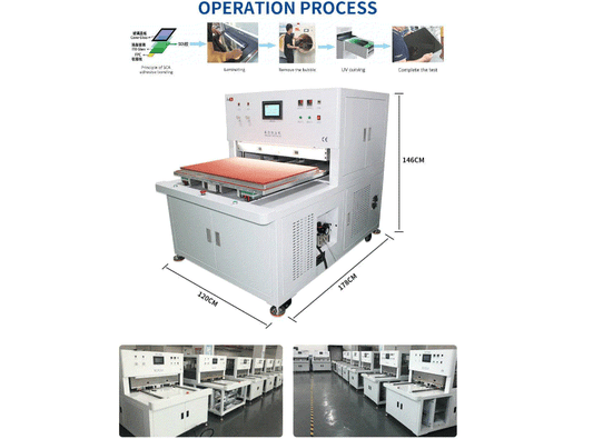 OCA bonding machine used for bubble-free LCD and OLED optical lamination in industrial setting