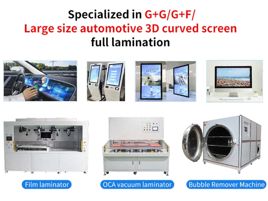 Jiutu vacuum laminating machine for edge OLED and curved phone display lamination