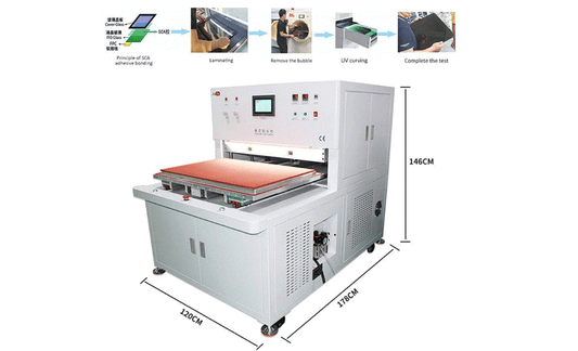 COF bonding machine for screen refurbishment showing common failure modes and inspection points
