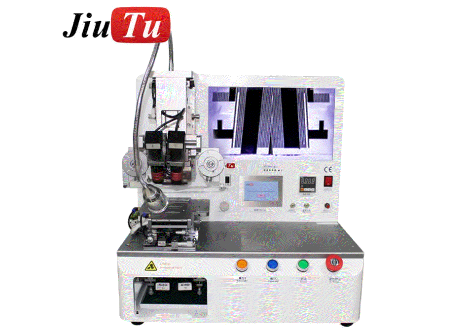 LCD flex bonding machine for COF flexible cable repair and phone display line bonding