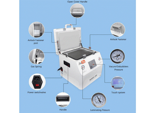 Jiutu vacuum laminating machine for tablet OCA lamination and screen repair workflow