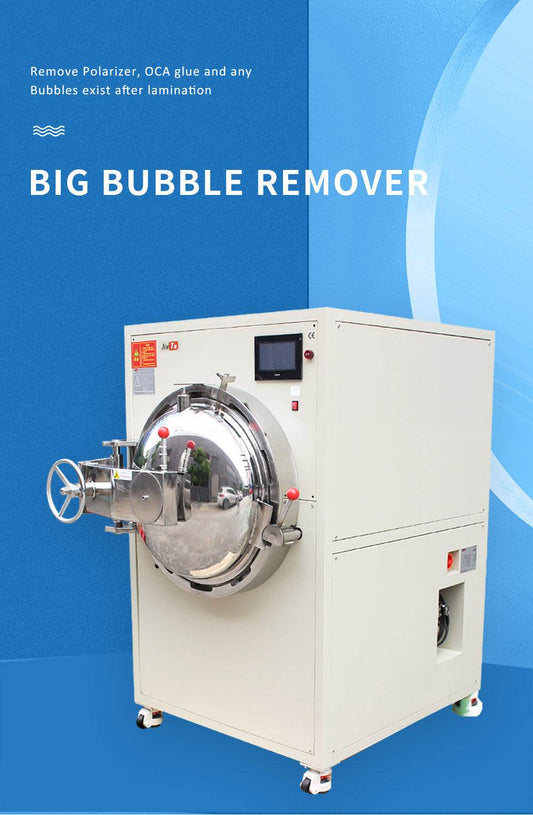 High-pressure air bubble remove machine for electronics and optoelectronics defoaming with segmented temperature and pressure control
