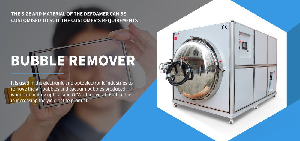 AUO high-pressure air bubble removing machine for touchscreen OCA bonding in electronics manufacturing
