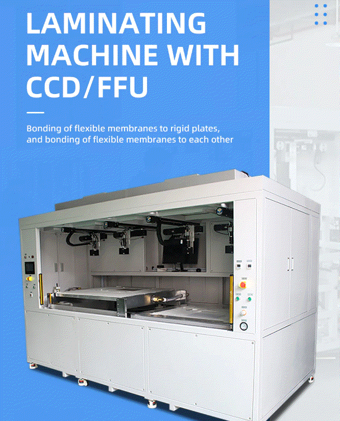Jiutu larger-format OCA vacuum laminator showing price differences for wider panel sizes and heavy-duty handling needs
