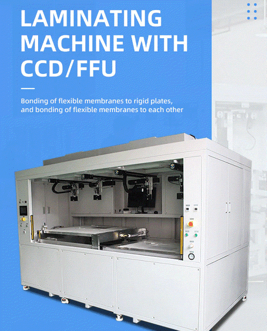 Jiutu larger-format OCA vacuum laminator showing price differences for wider panel sizes and heavy-duty handling needs