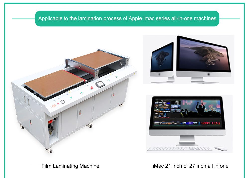 Automatic OCA Film Laminating Machine applying LCD screen with PC PVC film for phone and tablet repair