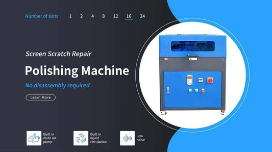 phone polishing equipment grinding machine removing phone screen scratches
