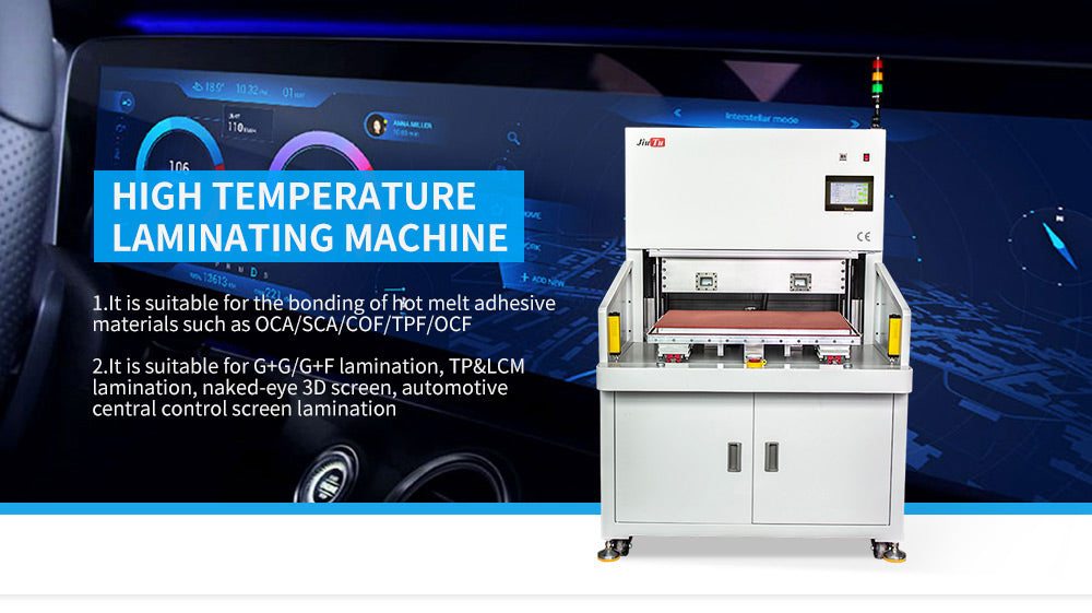 Vacuum hot press laminating machine for LCD screen lamination up to 32 inches with high temperature and pressure control