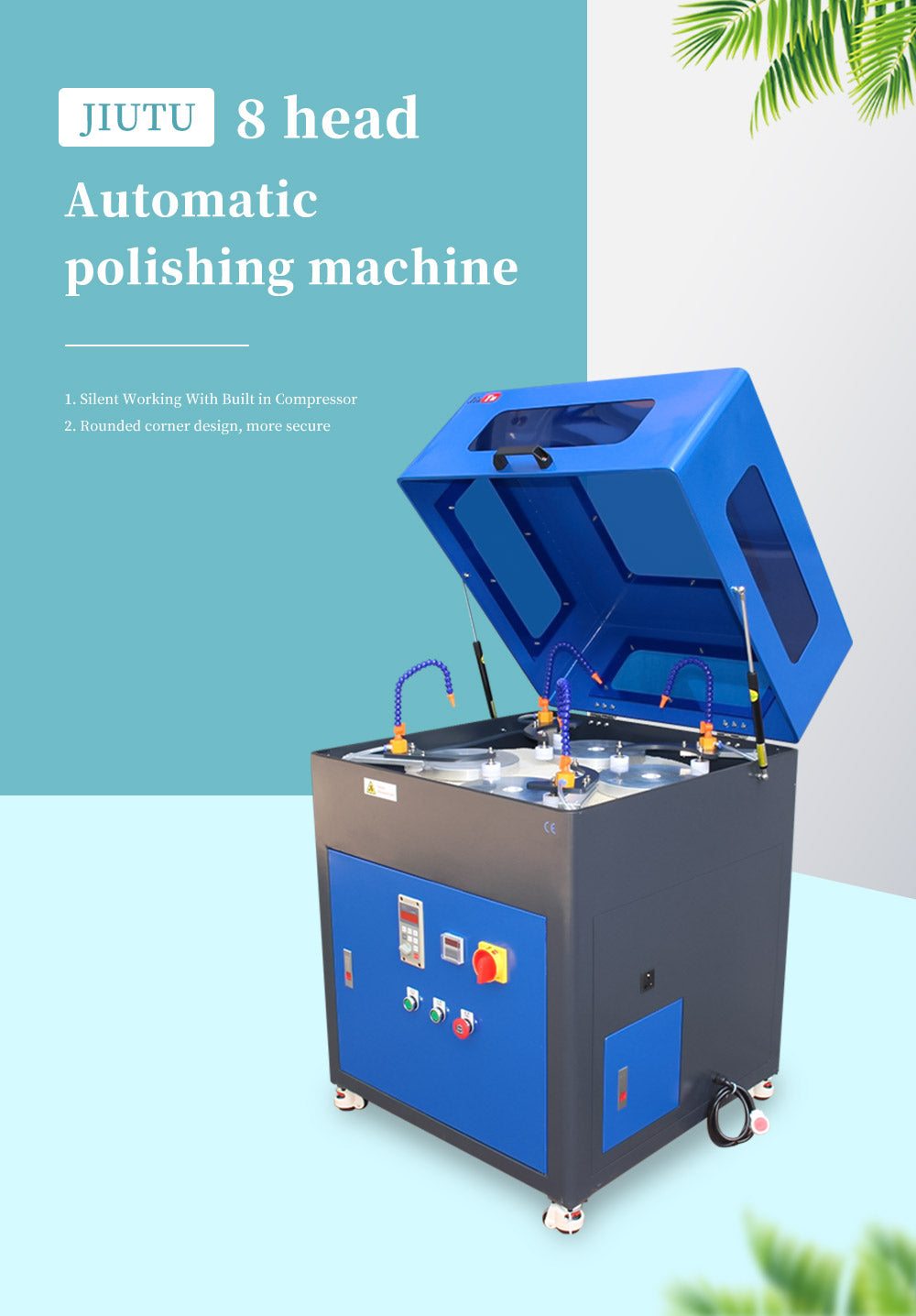 Jiutu Cell Phone Repair screen scratch removal polishing machine for mobile and iWatch glass