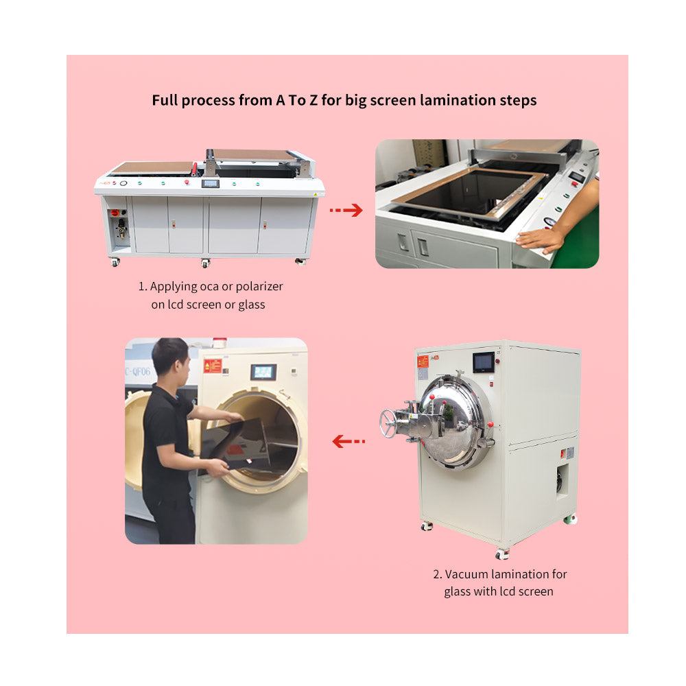 High-precision OCA bonding machine for TV and industrial display screen lamination