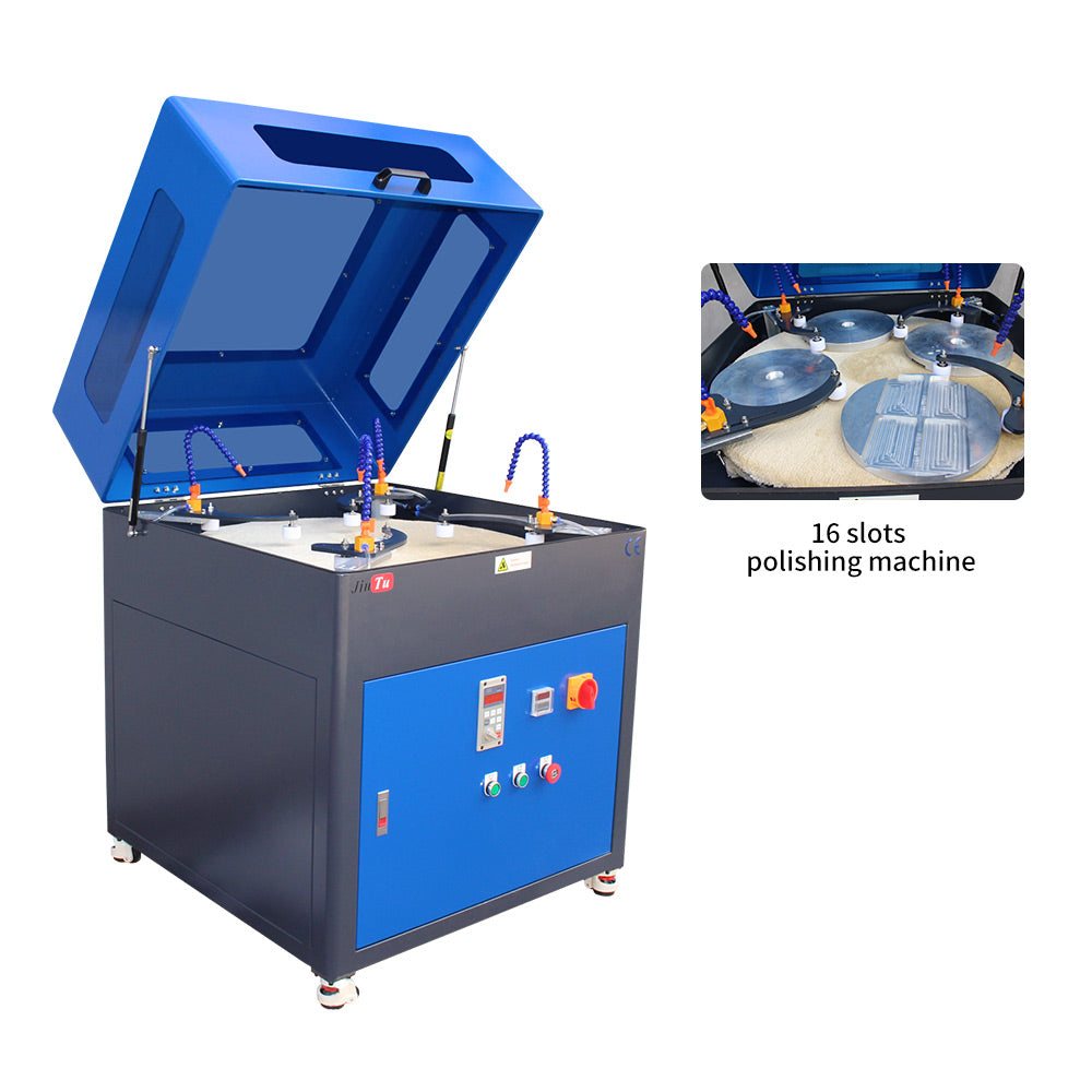 Shenzhen phone glass polishing machine for mobile screen and back cover refurbishment with multiple working stations