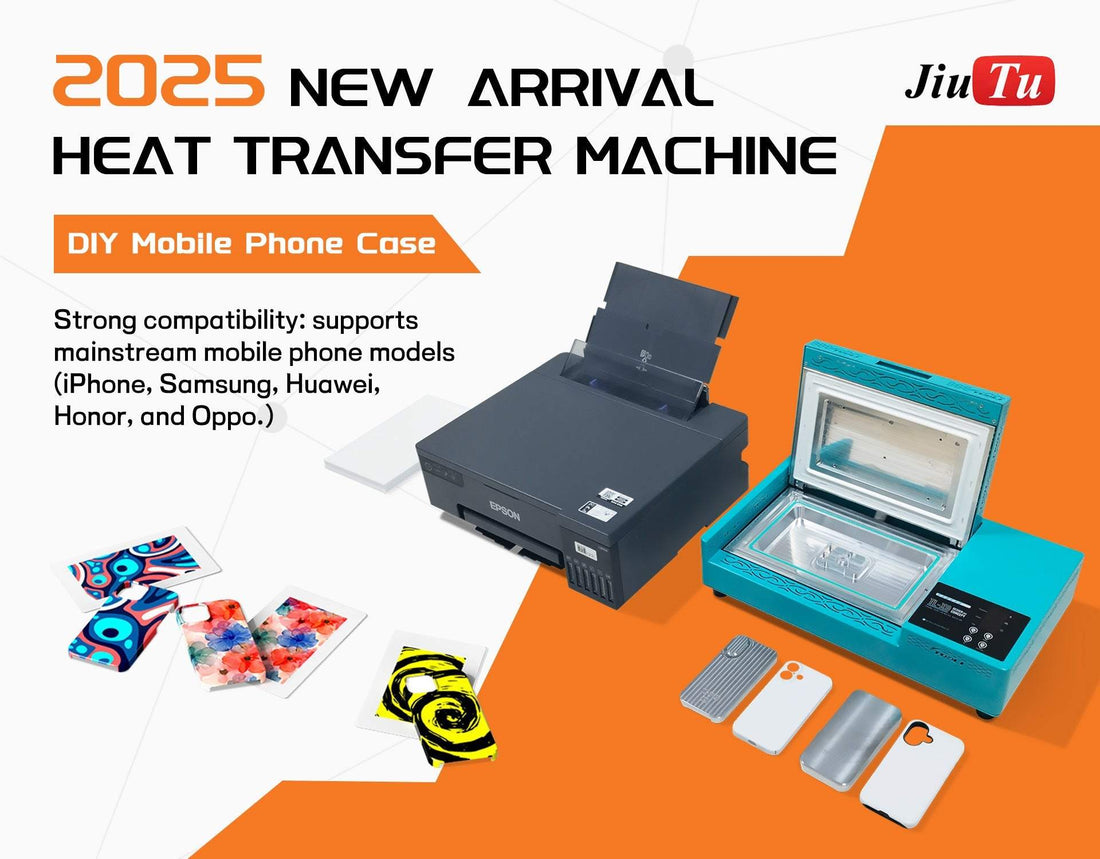 Heat transfer printing machine for DIY phone case customization with digital display and control panel