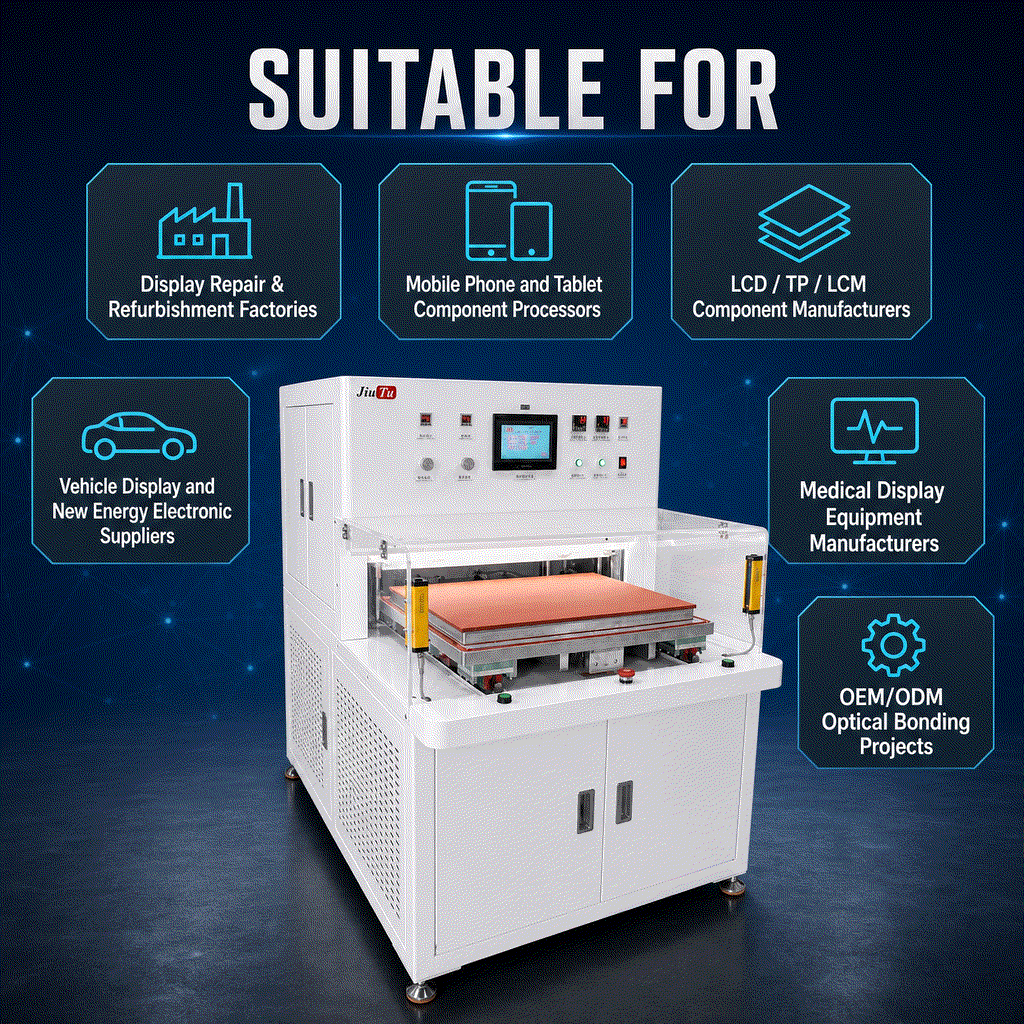 vehicle display optical bonding machine