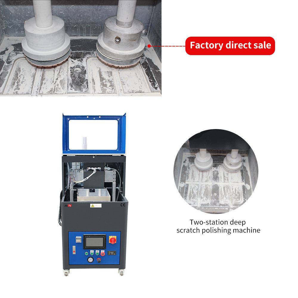 Dual Slot Phone Screen Polishing Machine