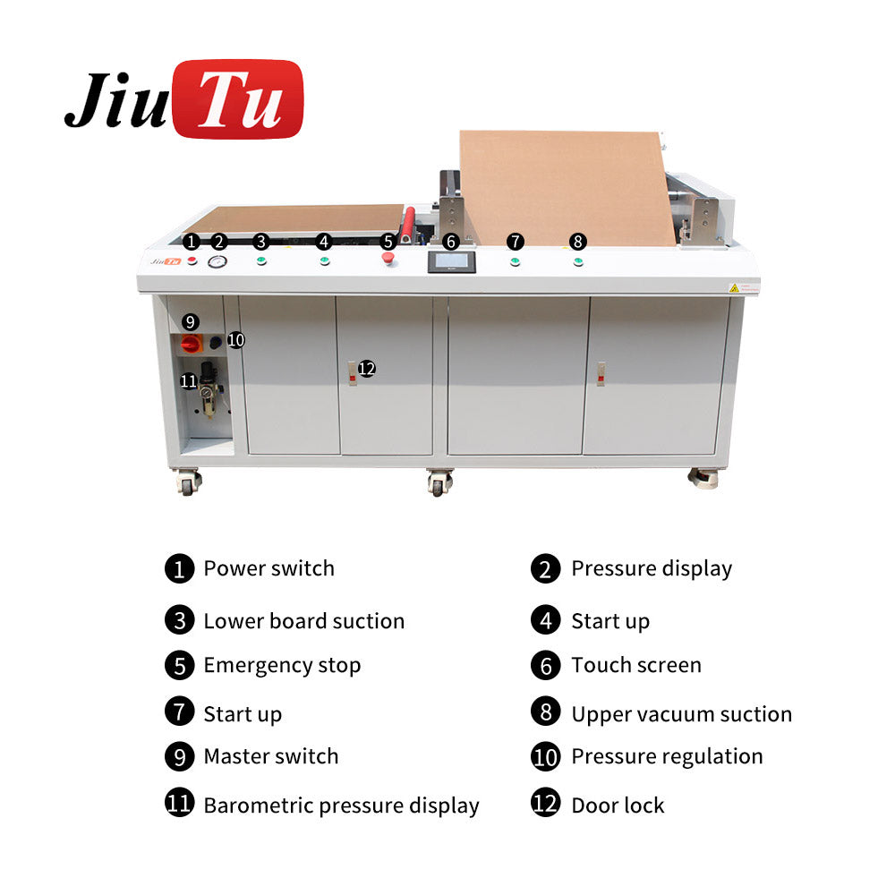 600*900 PC PVC Film Polarizing Film Automatic OCA Laminating Machine for Automotive Industrial Screens