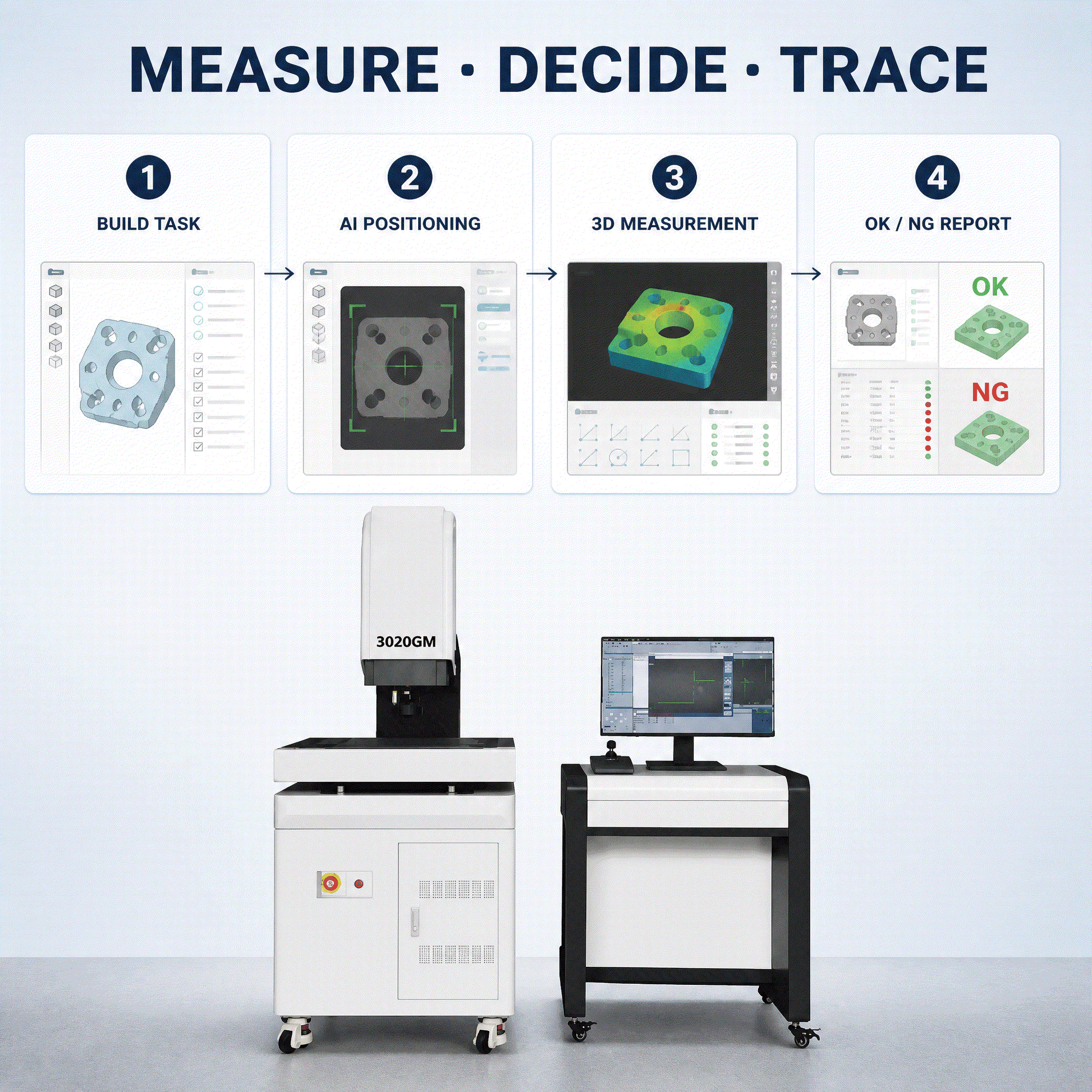 2D vision measuring machine