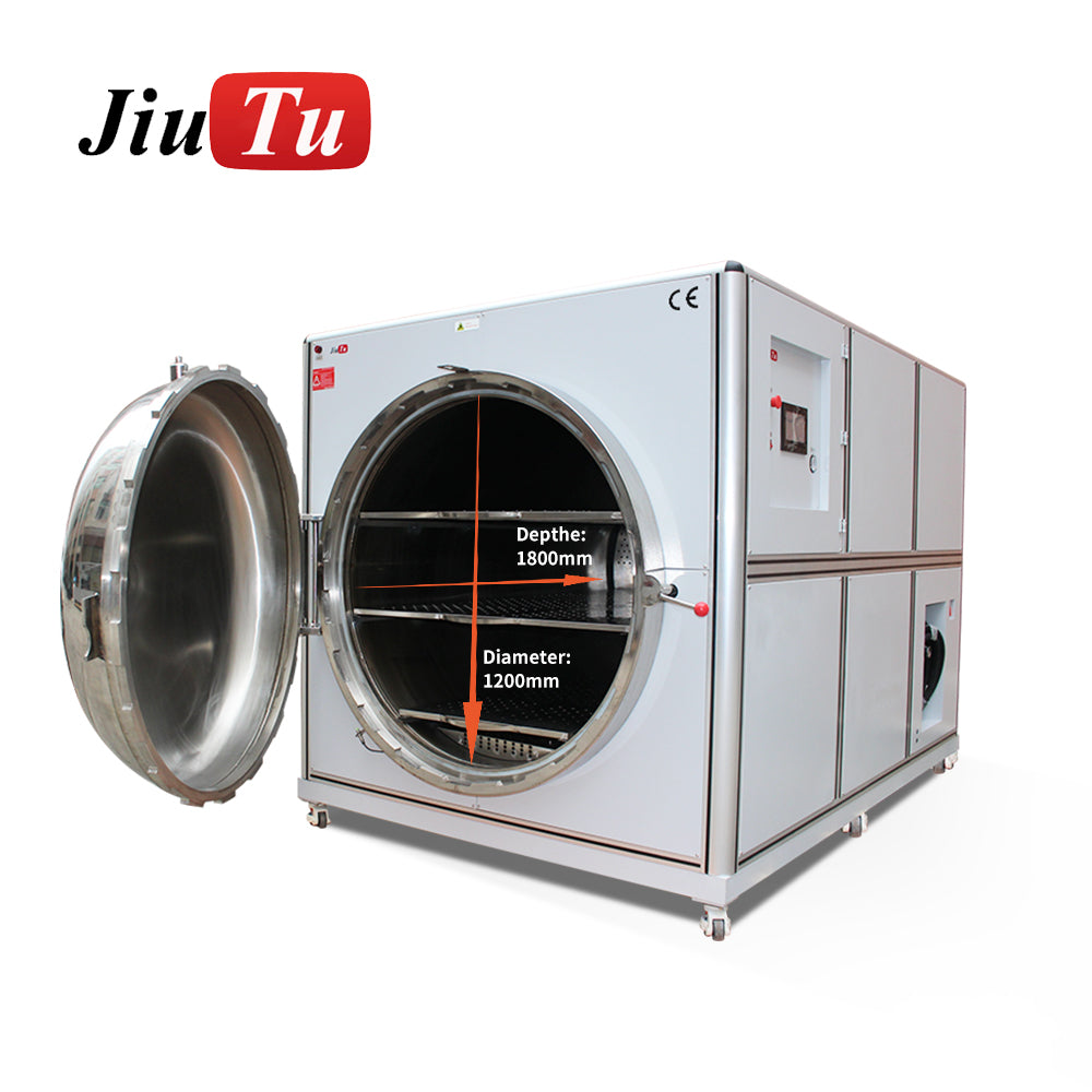 High-pressure bubble remover used after lamination