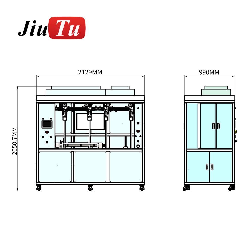 340x500mm CCD laminating machine with optical alignment system for precise display lamination