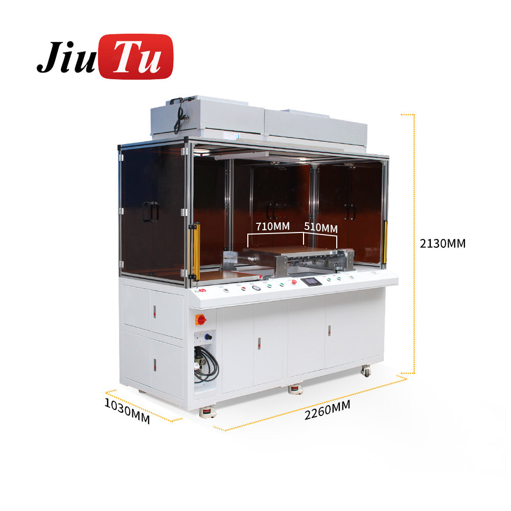 510x710mm Vehicle-mounted Dual-screen full laminating machine for Glass AG/AR/AF/OCA/PET Protective film