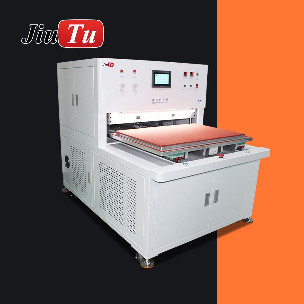 Large-bed heated vacuum laminating platform used for larger LCD/OLED flat-panel bonding