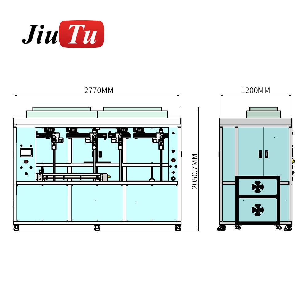CCD Vacuum Laminating Machine with optical alignment and bubble-free lamination for smartphone and industrial displays
