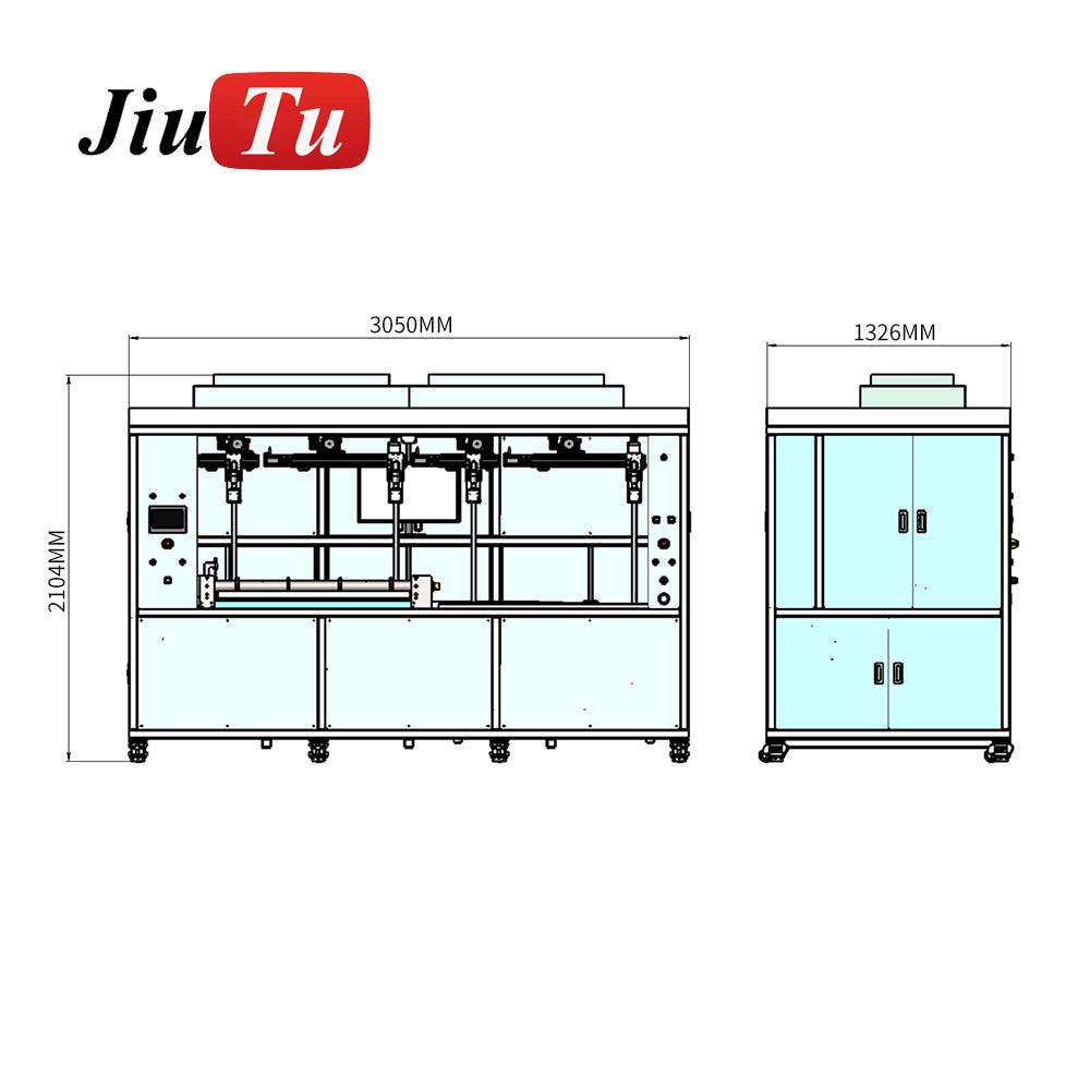 600x900mm CCD Laminating Machine for large display panel film and glass bonding with precise optical alignment