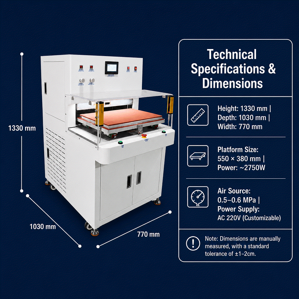 SCA Vacuum Laminating Machine with 550x380mm