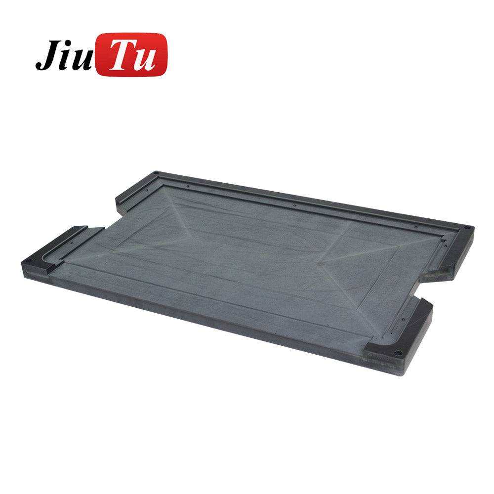 Alignment Lamination Mold in black durable plastic with rectangular shape and precision edges for device lamination
