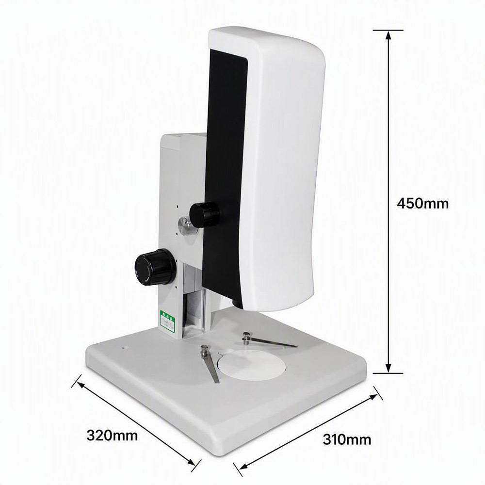Auto focus video microscope with HDMI output and USB storage for industrial inspection
