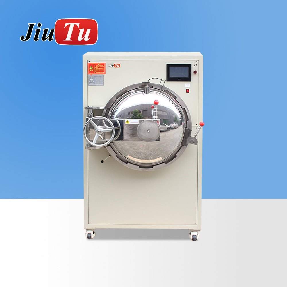 Autoclave automatic lock for bubble removal machine