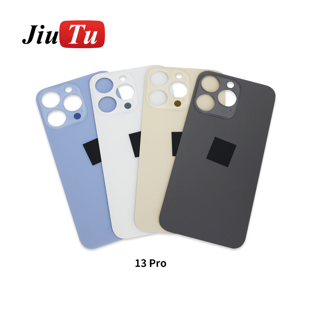 Wholesale Price Multifunctional Mobile Parts Big Hole Back Glass for iPhone13 13Pro 13Promax