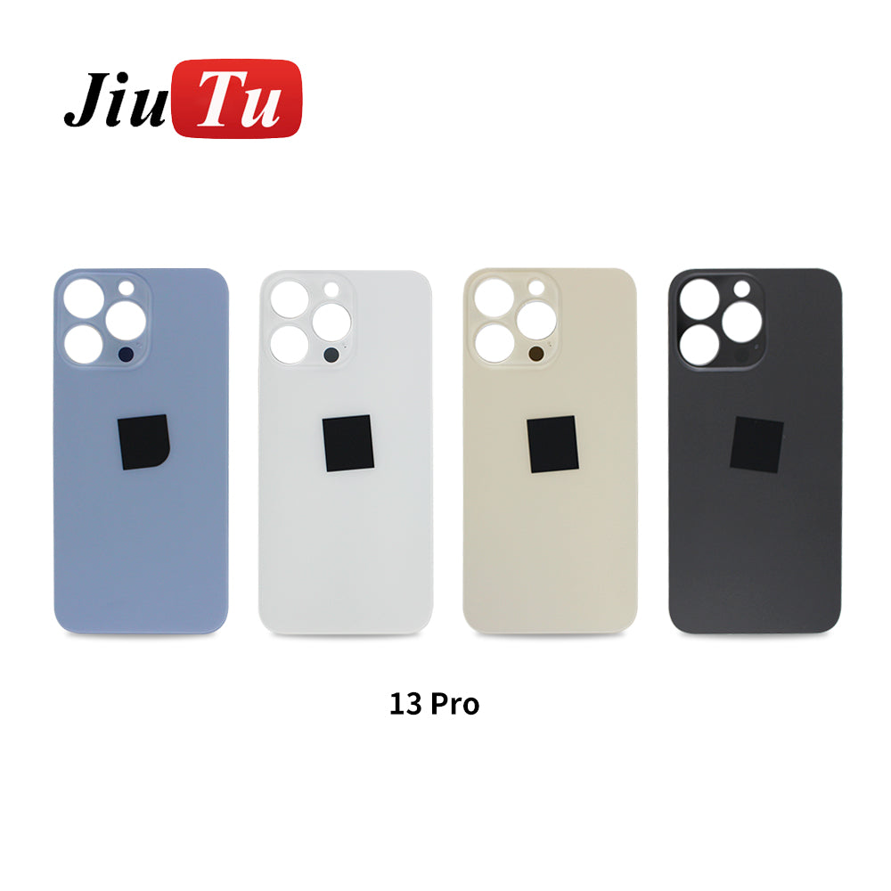 Wholesale Price Multifunctional Mobile Parts Big Hole Back Glass for iPhone13 13Pro 13Promax