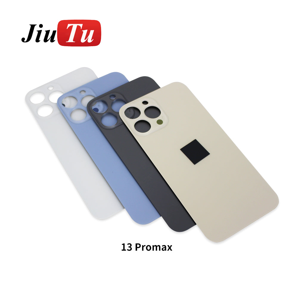 Wholesale Price Multifunctional Mobile Parts Big Hole Back Glass for iPhone13 13Pro 13Promax