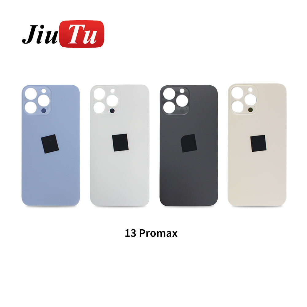 Wholesale Price Multifunctional Mobile Parts Big Hole Back Glass for iPhone13 13Pro 13Promax