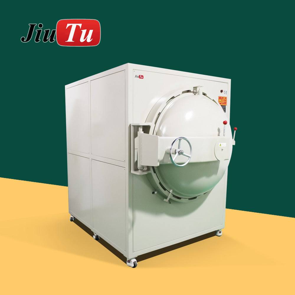 Jiutu bubble remover machine for mobile and large screens with autoclave