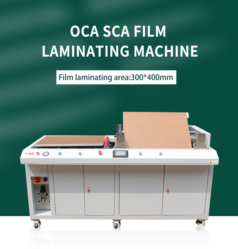 OCA Film Laminator Automatic OCA Film Laminating Machine To Apply LCD Screen With PC PVC Film