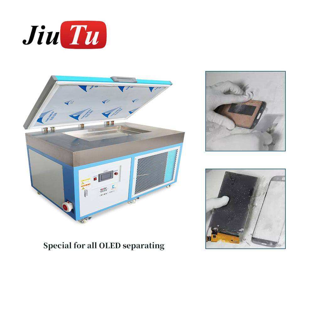 Industrial freezing separator machine for phone screen refurbishing